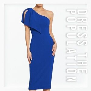 NWT Dress The Population Tiffany Dress in Electric Blue sz L